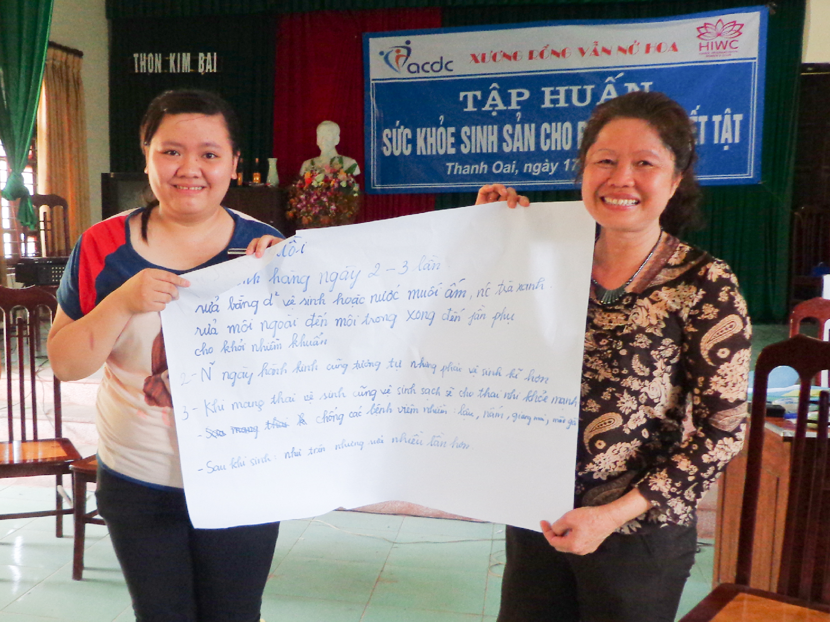 REPRODUCTIVE HEALTH TRAINING IN THANH OAI