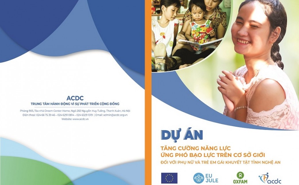 Tăng cường năng lực ứng phó bạo lực trên cơ sở giới đối với phụ nữ và trẻ em gái khuyết tật tỉnh Nghệ An