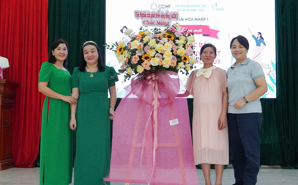Thừa Thiên Huế: Ra mắt câu lạc bộ phụ nữ khuyết tật thị xã Hương Thủy