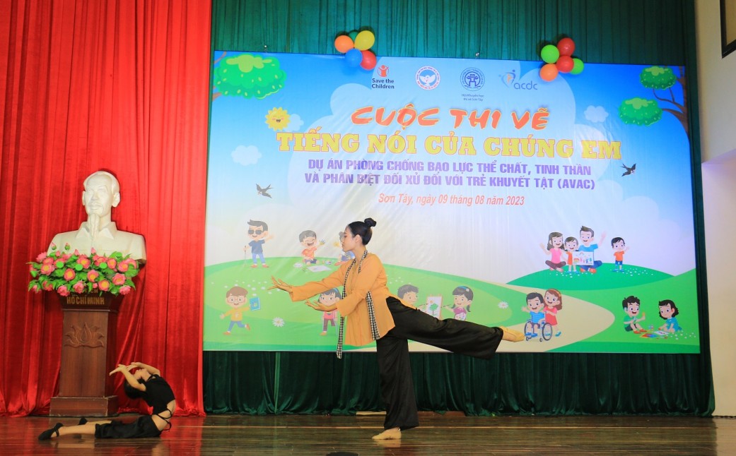 Hà Nội: Sự kiện vẽ tranh “Tiếng nói của chúng em” tại Sơn Tây