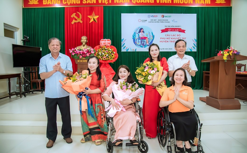Quảng Trị: Lễ ra mắt câu lạc bộ phụ nữ khuyết tật huyện Triệu Phong