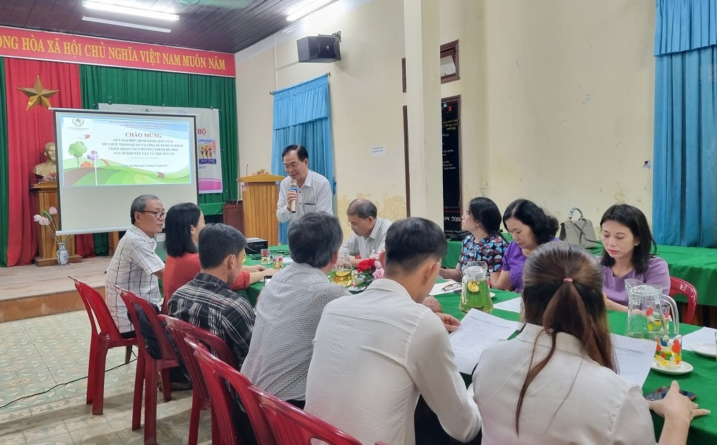 Thăm quan và chia sẻ kinh nghiệm triển khai các chương trình hỗ trợ người khuyết tật