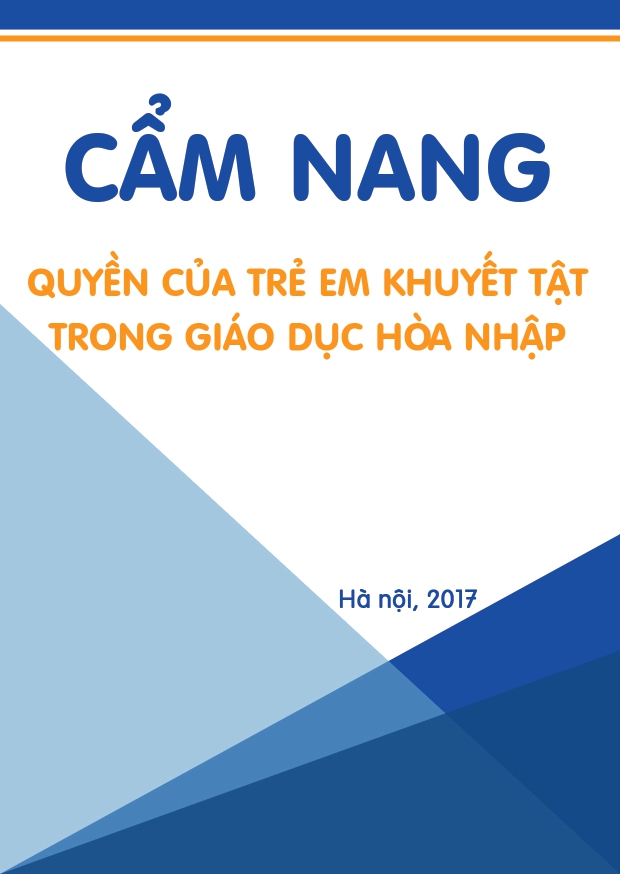 Cẩm nang quyền của trẻ em khuyết tật trong giáo dục hòa nhập