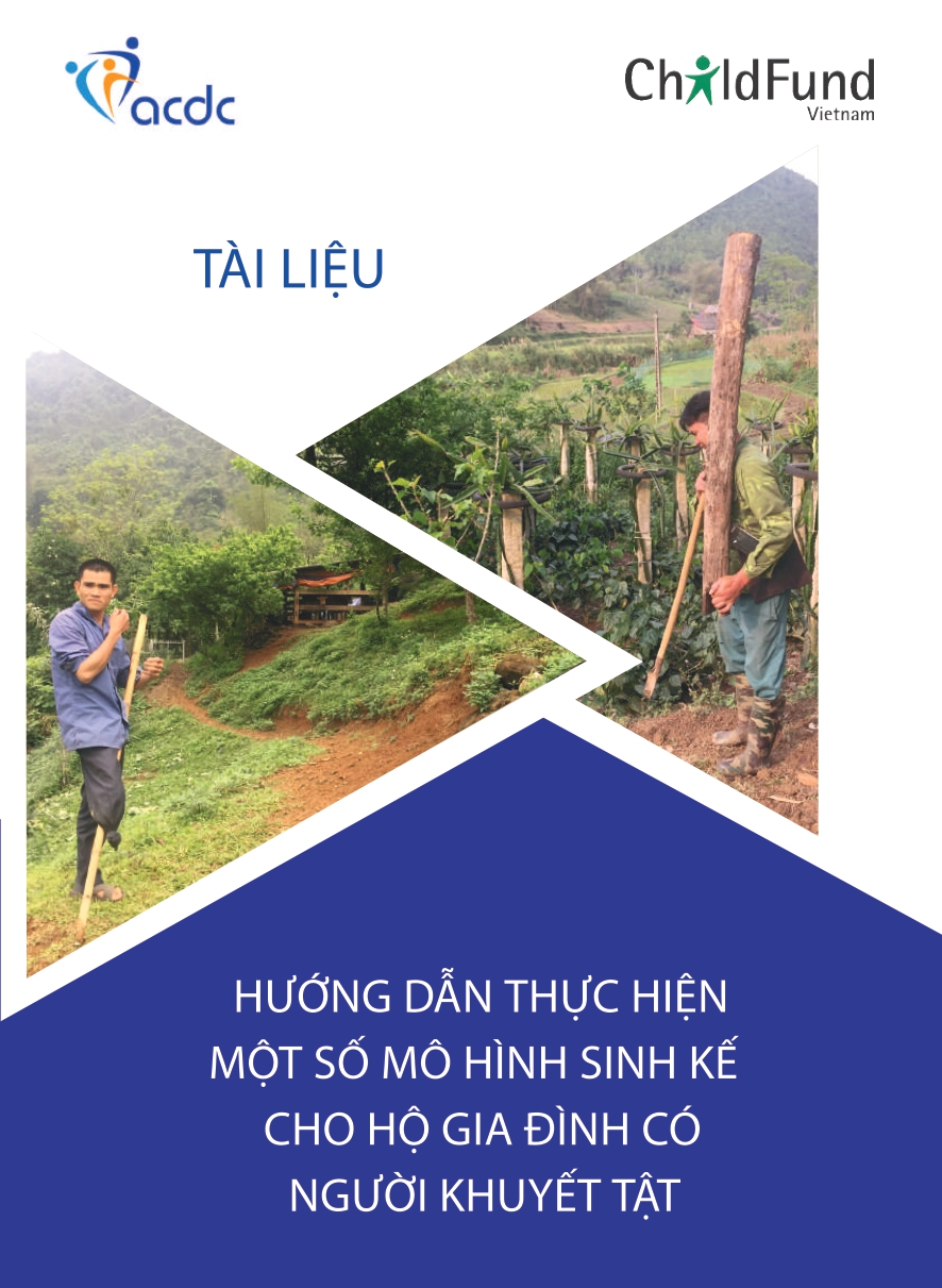 Hướng dẫn thực hiện một số mô hình sinh kế cho hộ gia đình có người khuyết tật
