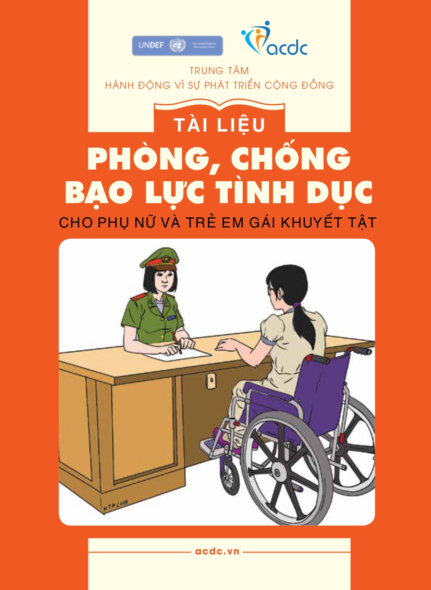 Tài liệu phòng chống bạo lực tình dục cho Phụ nữ và trẻ em gái khuyết tật
