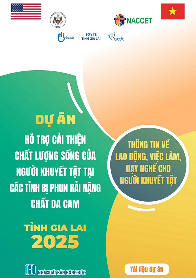 Thông tin lao động - việc làm và dạy nghề cho người khuyết tật tại tỉnh Gia Lai