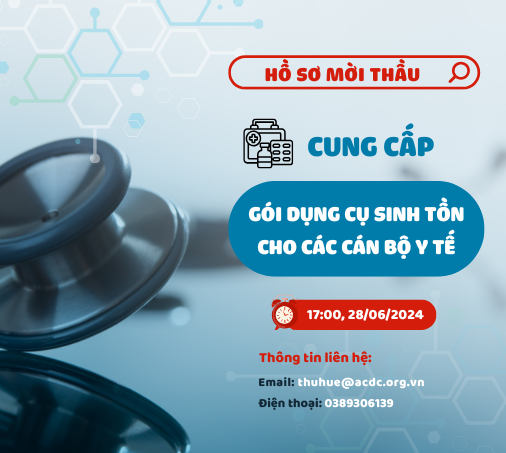 Hồ sơ mời thầu: Cung cấp gói dụng cụ sinh tồn cho các cán bộ y tế