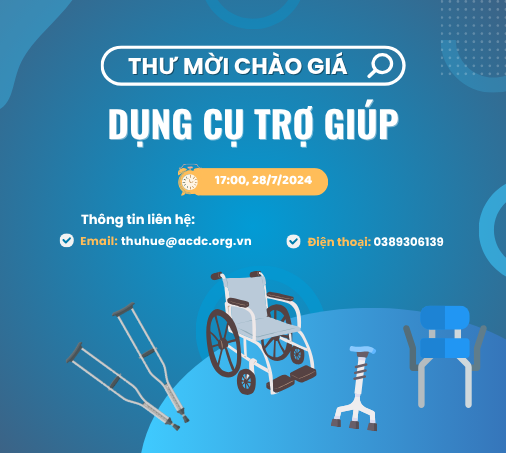 Thư mời chào giá: Dụng cụ trợ giúp