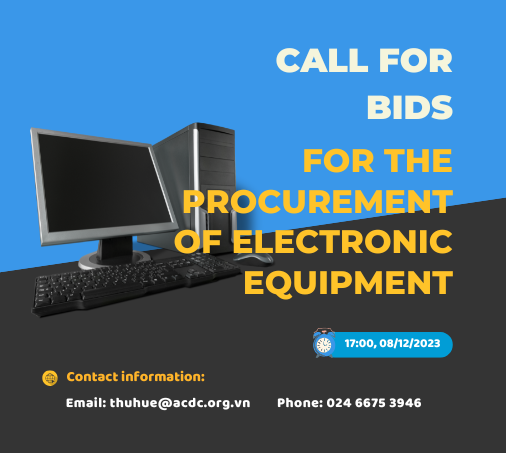 Call for Bids for the Procurement of Electronic Equipment