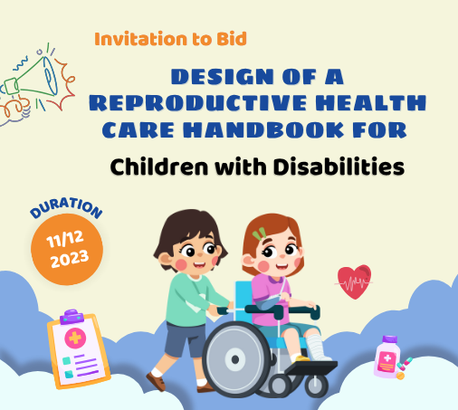 Invitation to Bid: Design of a Reproductive Health Care Handbook for Children with Disabilities