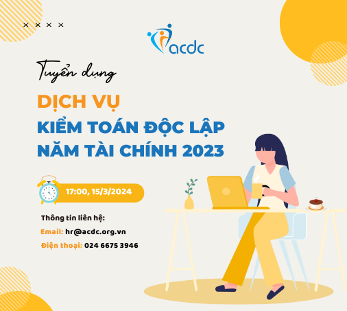 ACDC tuyển dịch vụ kiểm toán độc lập - Năm tài chính 2023
