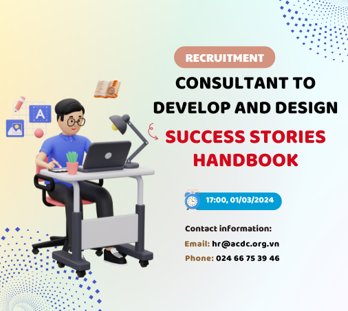 ACDC is Recruiting a Consultant to Develop and Design a Success Stories Handbook