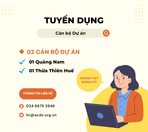 Tuyển 02 Cán bộ Dự án