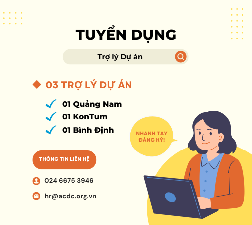 Tuyển 03 Trợ lý dự án