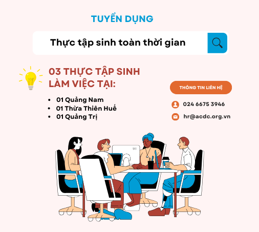 Tuyển 03 Thực tập sinh