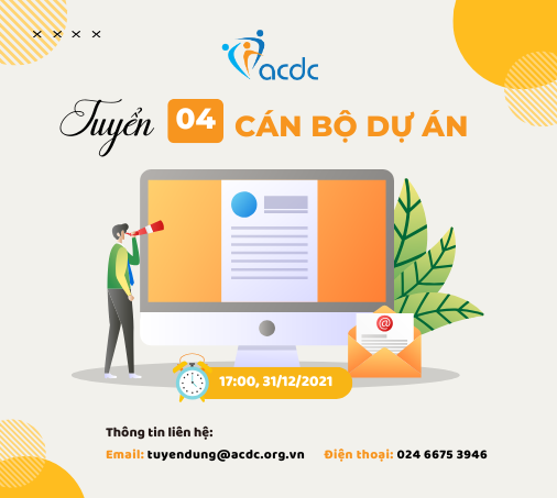ACDC tuyển Cán bộ dự án