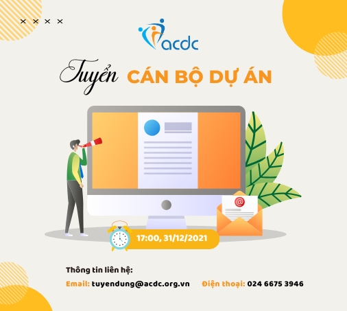 ACDC tuyển cán bộ dự án tại Hà Nội