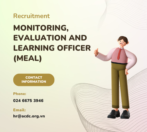 ACDC is recruiting Monitoring, Evaluation and Learning Officers