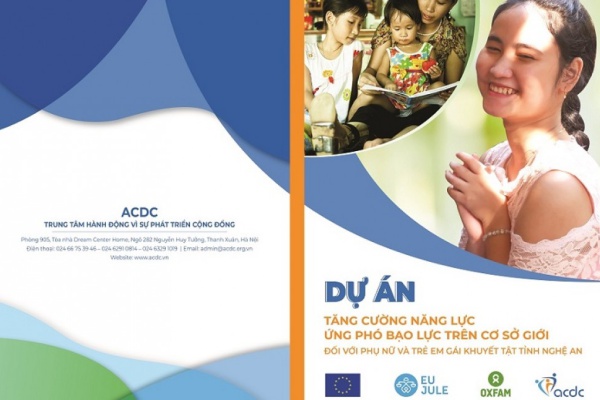 Tăng cường năng lực ứng phó bạo lực trên cơ sở giới đối với phụ nữ và trẻ em gái khuyết tật tỉnh Nghệ An